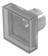 61-9221.9 - Druckhaube Kunststoff, erhabene Bauform - Produktfoto